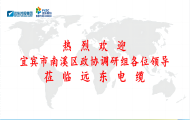 南溪區(qū)政協(xié)黨組書(shū)記、主席余水情率隊(duì)蒞臨遠(yuǎn)東電纜宜賓參觀調(diào)研